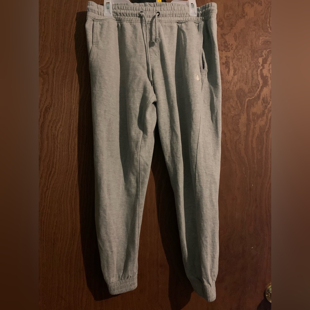 Gray sweatpants